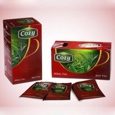 Trà Cozy Túi Lọc 20 Tép Đào, Hồng Trà, Vải, Dâu, Bạc Hà - Giá 44.650₫ 4