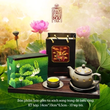 Trà Cung Đình Nguyễn Tịnh Tâm Liên Hoa Ngự Trà – Hương thanh tịnh, giá chỉ 970k 3 Trà Cung Đình Nguyễn Tịnh Tâm Liên Hoa Ngự Trà – Hương thanh tịnh, giá chỉ 970k 3