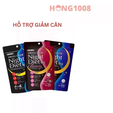 Trà đêm Orihiro Nhật Night Diet túi lọc 24-20 gói - Giảm cân nhanh, chỉ 195.000₫ 2