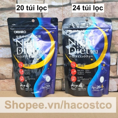 Trà đêm Orihiro Nhật Night Diet túi lọc 24-20 gói - Giảm cân nhanh, chỉ 195.000₫ 3