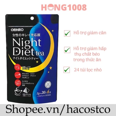 Trà đêm Orihiro Nhật Night Diet túi lọc 24-20 gói - Giảm cân nhanh, chỉ 195.000₫ 10