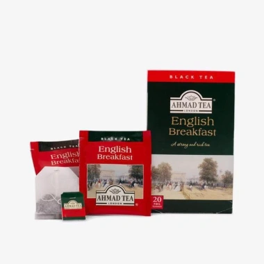 Trà Đen AHMAD English Breakfast Túi Lọc 2gr - Bao Thiếc, Giá ưu đãi 27.000 VND