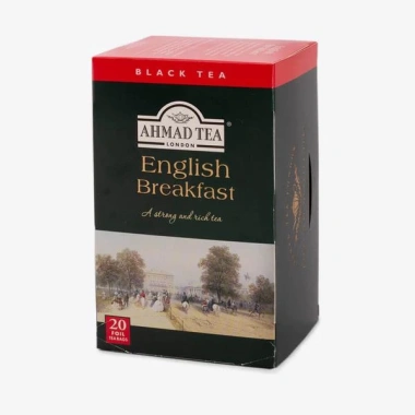 Trà Đen AHMAD English Breakfast Túi Lọc 2gr - Bao Thiếc, Giá ưu đãi 27.000 VND