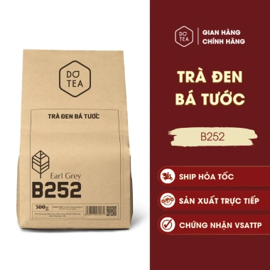 Trà đen Bá tước B252 Dotea - Earl Grey Bergamot, hương vỏ cam chát nhẹ ngọt, 45k