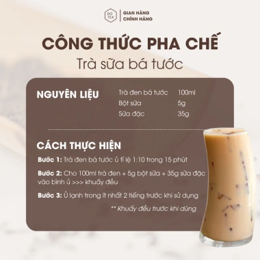 Trà đen Bá tước B252 Dotea - Earl Grey Bergamot, hương vỏ cam chát nhẹ ngọt, 45k