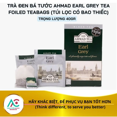 Trà đen Earl Grey Ahmad + Syrup Earl Grey & Matcha - Siêu ngon, giảm còn 99.000 VND