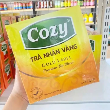 Trà Đen Nhãn Vàng Cozy 100 Túi Lọc Rời Pha Trà Chanh Trà Tắc Trà Chanh Giã Tay Giá 104.900 VND 7