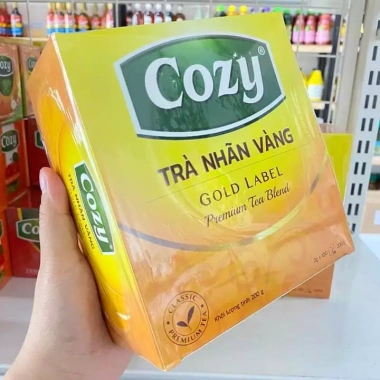 Trà Đen Nhãn Vàng Cozy 100 Túi Lọc Rời Pha Trà Chanh Trà Tắc Trà Chanh Giã Tay Giá 104.900 VND 8