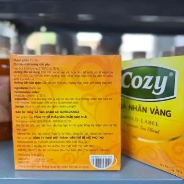 Trà Đen Nhãn Vàng Cozy 100 Túi Lọc Rời Pha Trà Chanh Trà Tắc Trà Chanh Giã Tay Giá 104.900 VND 9