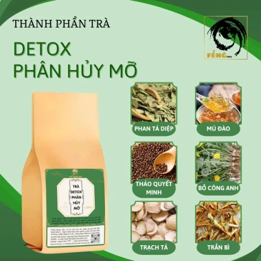 Trà detox giảm cân Fengcha - Chuyển hoá mỡ thừa, làm mềm mô mỡ, đào thải an toàn, không mệt mỏi, 30 lọc, giá 275.000 2