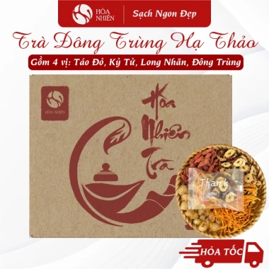 Trà Đông Trùng Hạ Thảo 4 vị – Táo Đỏ, Kỷ Tử, Long Nhãn, Hòa Nhiên giảm 59.999₫
