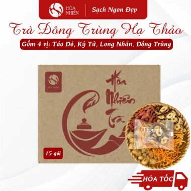 Trà Đông Trùng Hạ Thảo 4 vị – Táo Đỏ, Kỷ Tử, Long Nhãn, Hòa Nhiên giảm 59.999₫ 6