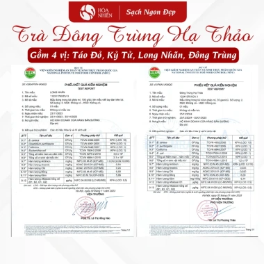 Trà Đông Trùng Hạ Thảo 4 vị – Táo Đỏ, Kỷ Tử, Long Nhãn, Hòa Nhiên giảm 59.999₫ 7