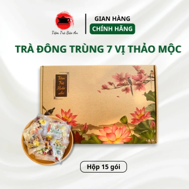 Trà Đông Trùng Hạ Thảo 7 Vị Thảo Mộc Giảm Cân Đẹp Da Chống Lão Hóa Dễ Ngủ Giá Ưu Đãi 77.000 VND 10