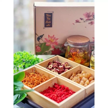 Trà Đông Trùng Hạ Thảo Tứ Vị - Bồi Bổ Sức Khỏe, Đẹp Da, Chống Lão Hóa, An Thần, Ngủ Ngon - Giá chỉ 91.200₫ 6