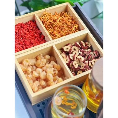 Trà Đông Trùng Hạ Thảo Tứ Vị - Bồi Bổ Sức Khỏe, Đẹp Da, Chống Lão Hóa, An Thần, Ngủ Ngon - Giá chỉ 91.200₫ 7