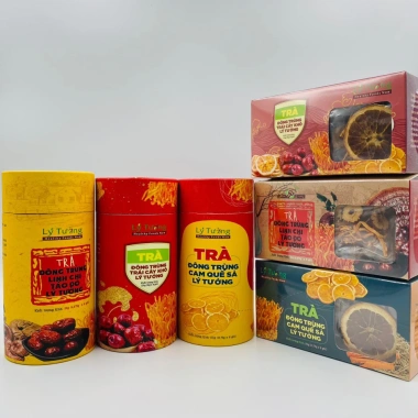 Trà Đông Trùng Trái Cây Khô Lý Tưởng 120g - Hộp 8 Gói Nhỏ Giá 68,200 VND 6