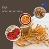 Trà Đông Trùng Tứ Vị (Đông Trùng Hạ Thảo, Táo Đỏ, Kỷ Tử, Long Nhãn) - Hộp 10/20/30 gói kèm bình hoặc túi lọc - Giảm giá đặc biệt 2