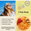 Trà Đông Trùng Tứ Vị (Đông Trùng Hạ Thảo, Táo Đỏ, Kỷ Tử, Long Nhãn) - Hộp 10/20/30 gói kèm bình hoặc túi lọc - Giảm giá đặc biệt 3