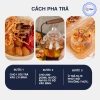 Trà Đông Trùng Tứ Vị (Đông Trùng Hạ Thảo, Táo Đỏ, Kỷ Tử, Long Nhãn) - Hộp 10/20/30 gói kèm bình hoặc túi lọc - Giảm giá đặc biệt 6