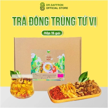 Trà Đông Trùng Tứ Vị Mộc Hương Sơn 30g - Trà Thảo Mộc, Sức Khỏe, Giá 9.000₫