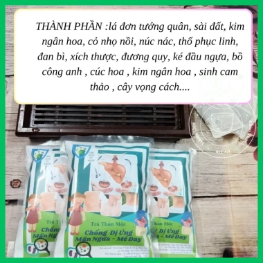 Trà Đông Y Việt 40 Túi - Giảm Dị Ứng, Mẩn Ngứa, Mề Đay, Giá Khuyến Mãi 95.000đ