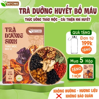 Trà dưỡng huyết DETONIC - Bổ máu, giảm mệt mỏi, chóng mặt, nguyên liệu thiên nhiên, chỉ 185.000 VND 2