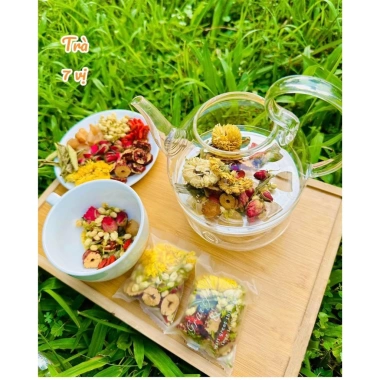 Trà Dưỡng Nhan 7 Vị Thảo Mộc Mộc Trà Organic - Thanh Lọc Cơ Thể, Mát Gan, Giữ Dáng, Da Đẹp 4