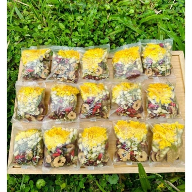 Trà Dưỡng Nhan 7 Vị Thảo Mộc Mộc Trà Organic - Thanh Lọc Cơ Thể, Mát Gan, Giữ Dáng, Da Đẹp 9