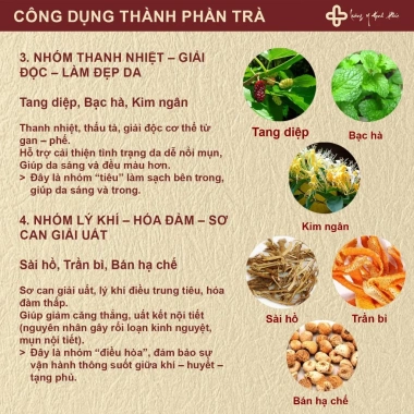Trà Dưỡng Nhan Thanh Lọc - Cân Bằng Nội Tiết, Dưỡng Da, Sáng Da, Chống Lão Hóa - 166.300₫