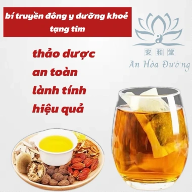 Trà Dưỡng Tim An Hòa Đường - Bảo Vệ Tim, Giảm Nhịp, Tức Ngực, Lo Âu - Chỉ 168.000 VND 6