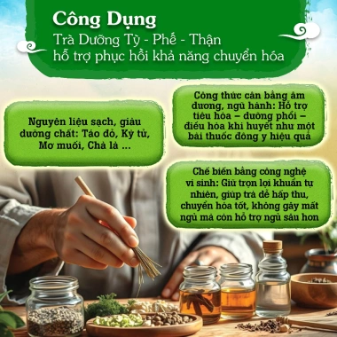 Trà Dưỡng Vạn Đại 250g - Thảo Mộc Thanh Lọc, Dưỡng Tỳ Phế Thận, Tăng Cường Sức Khỏe, Giảm Giá 595.000₫ 2