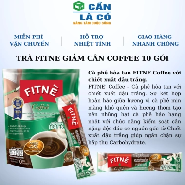 Trà Fitne Giảm Cân Coffee Bịch 10 Gói - Giảm Cân Nhanh, Da Đẹp, Chỉ 179k 3 Trà Fitne Giảm Cân Coffee Bịch 10 Gói - Giảm Cân Nhanh, Da Đẹp, Chỉ 179k 3