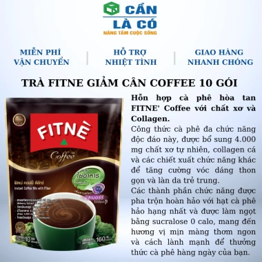 Trà Fitne Giảm Cân Coffee Bịch 10 Gói - Giảm Cân Nhanh, Da Đẹp, Chỉ 179k 8 Trà Fitne Giảm Cân Coffee Bịch 10 Gói - Giảm Cân Nhanh, Da Đẹp, Chỉ 179k 8