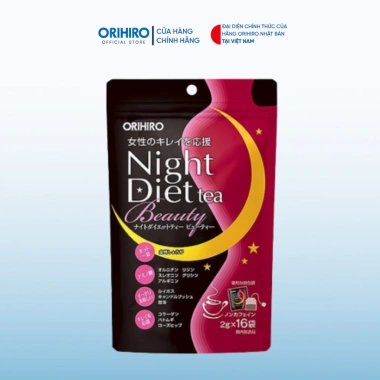 Trà giảm cân Beauty Collagen Orihiro 16 gói – Da mịn, giá ưu đãi 225.000 VND