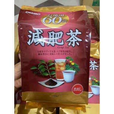 Trà giảm mỡ bụng Genpi Orihiro 60 túi lọc Nhật Bản - Hiệu quả, chỉ 149.000₫