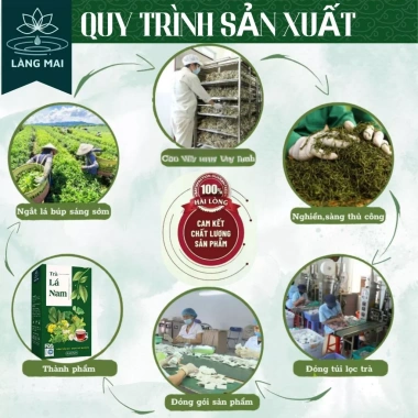 Trà Giảm Mỡ Làng Mai Lá Nam Thải Mỡ Bụng Đùi Nhẹ Người Hộp 60 Gói 71.200 VND 2 Trà Giảm Mỡ Làng Mai Lá Nam Thải Mỡ Bụng Đùi Nhẹ Người Hộp 60 Gói 71.200 VND 2