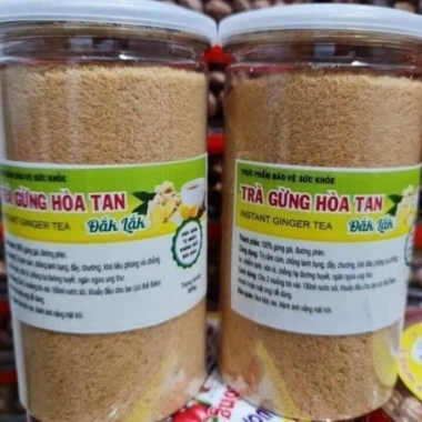 Trà Gừng Hoà Tan Nguyên Chất Đăk Lăk 500g - Giá 85.000₫, sức đề kháng, hỗ trợ tiêu hoá