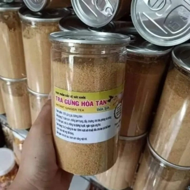 Trà Gừng Hoà Tan Nguyên Chất Đăk Lăk 500g - Giá 85.000₫, sức đề kháng, hỗ trợ tiêu hoá