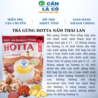 Trà Gừng Hotta Thái Lan - Tăng Miễn Dịch, Giảm Đau Nhức, Chỉ 159.000 VNĐ 4