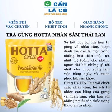 Trà Gừng Hotta Thái Lan - Tăng Miễn Dịch, Giảm Đau Nhức, Chỉ 159.000 VNĐ 9