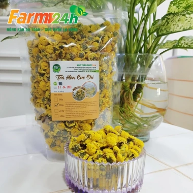 Trà hoa cúc chi (cúc tiến vua) pha kỷ tử mật ong - Detox, thải độc, thanh nhiệt, ngủ ngon, 288k 5