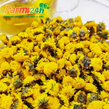 Trà hoa cúc chi (cúc tiến vua) pha kỷ tử mật ong - Detox, thải độc, thanh nhiệt, ngủ ngon, 288k 9