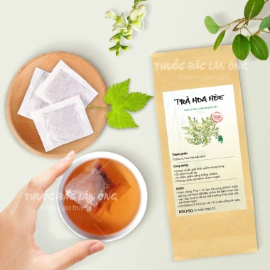 Trà hoa hòe túi lọc Lãn Ông - Thanh nhiệt, giải khát mùa hè, lợi tiểu, tăng miễn dịch, chỉ 65.000₫ (giá gốc 82.550₫) 2