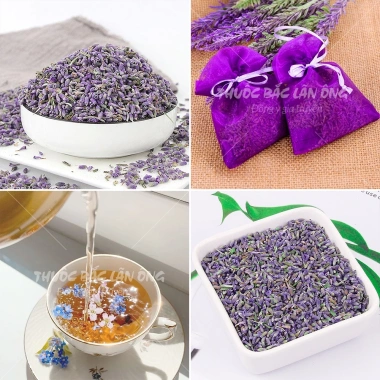 Trà hoa oải hương sấy 100g - Nụ lavender khô, túi thơm phòng, giảm còn 18.000₫