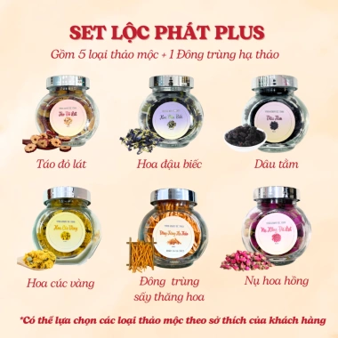 Trà hoa thảo mộc The Nest House - Set quà Tết, 20/11, 8/3, tặng mẹ, thầy cô - Giá 386.000đ (giá gốc 490.220đ) 4