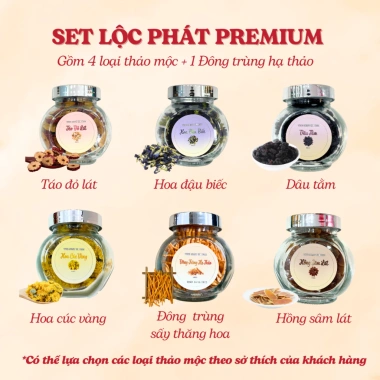 Trà hoa thảo mộc The Nest House - Set quà Tết, 20/11, 8/3, tặng mẹ, thầy cô - Giá 386.000đ (giá gốc 490.220đ) 6