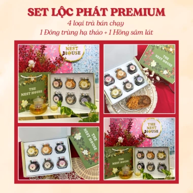 Trà hoa thảo mộc The Nest House - Set quà Tết, 20/11, 8/3, tặng mẹ, thầy cô - Giá 386.000đ (giá gốc 490.220đ) 7
