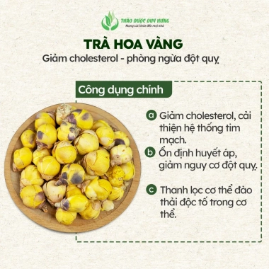 Trà Hoa Vàng Ba Chẽ Sấy Lạnh Thượng Hạng Bồi Bổ Sức Khoẻ Giá Ưu Đãi 850.000đ 2