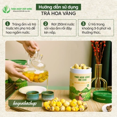 Trà Hoa Vàng Ba Chẽ Sấy Lạnh Thượng Hạng Bồi Bổ Sức Khoẻ Giá Ưu Đãi 850.000đ 3